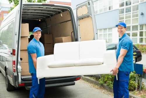 Office removal team planning a business move in Edgware