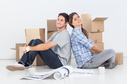 Commercial moving team planning an office relocation in Edgware