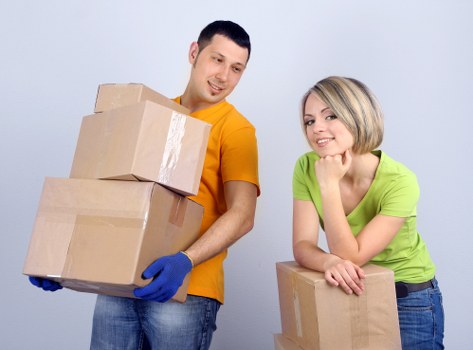Charity donation items prepared after a house clearance