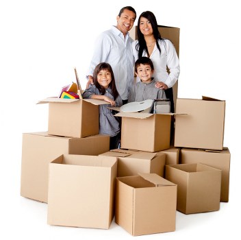 Office furniture and equipment prepared for a business move in Edgware